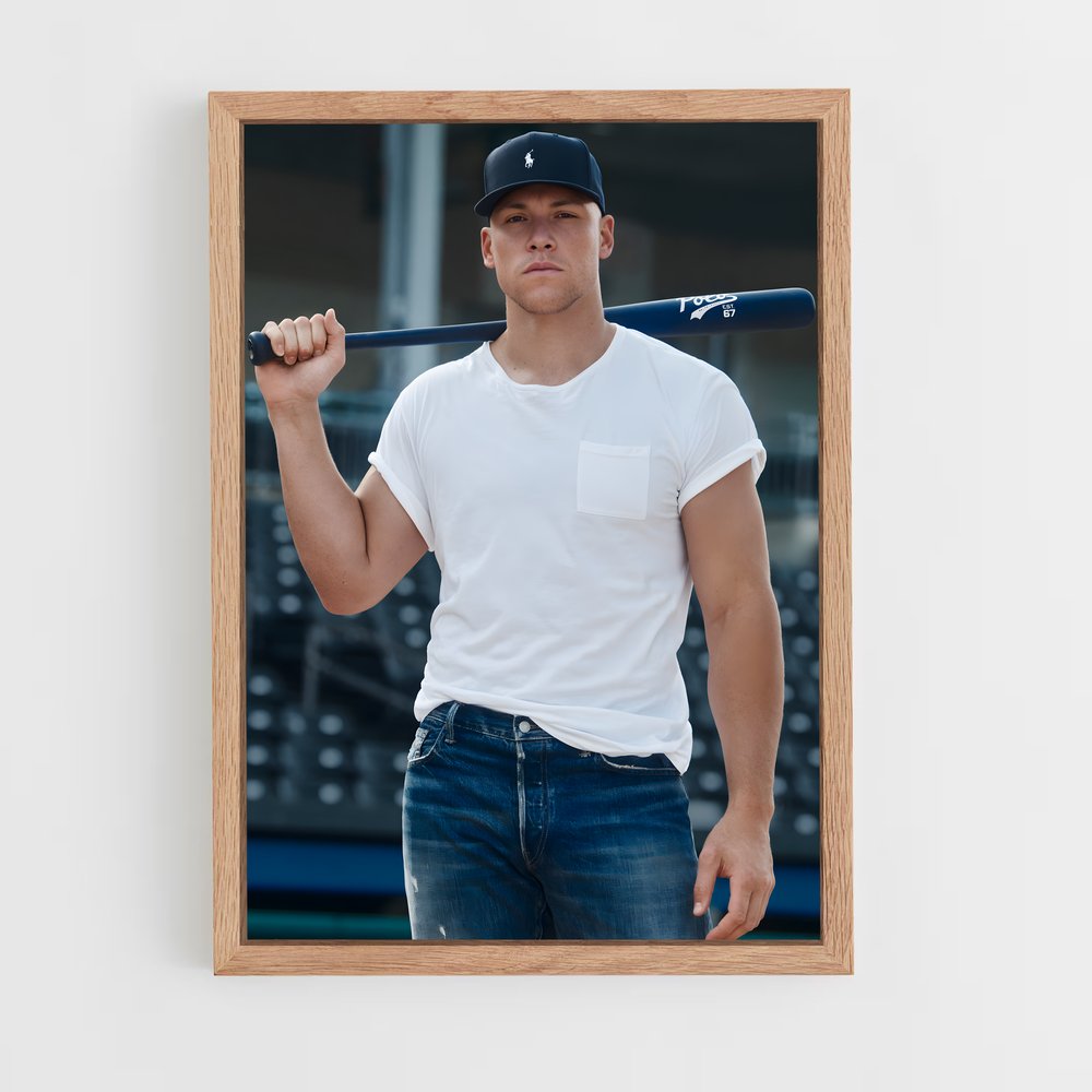 Poster Aaron judge stades – affiche Baseball (vue 4)